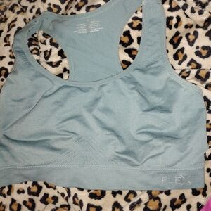 FLEX Women's Racerback Sports Bra - Gray